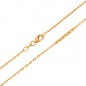 Złoty Łańcuszek 42cm Splot Ankier Grawer