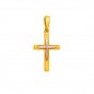 Złoty Klasyczny Krzyżyk Z Białym Złotem