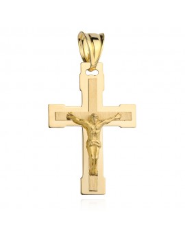 Złoty krzyżyk z wizerunkiem Pana Jezusa