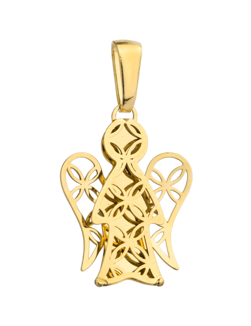 Zawieszka Aniołek ażurowy i plecki gładkie