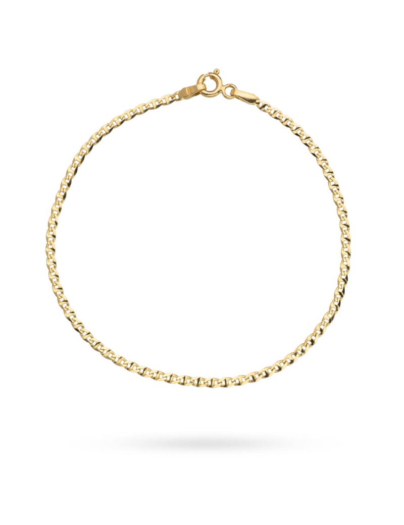 Bransoletka pr. 585 splot gucci 18,5 cm