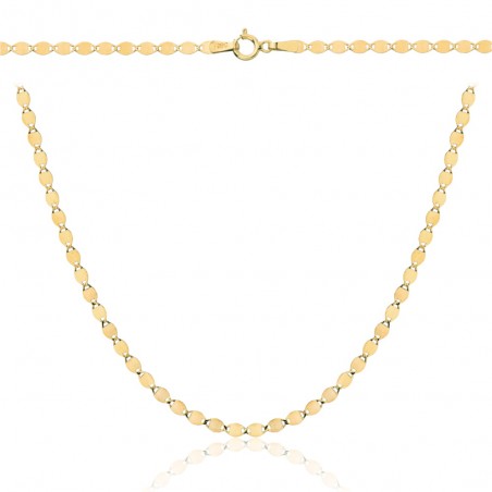 Naszyjnik złoty delikatne blaszki