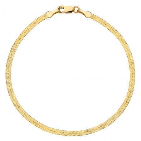 Bransoletka złota taśma cienka