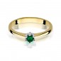 Złoty Pierścionek Ze Szmaragdem