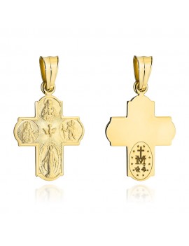 Krzyżyk złoty z Duchem Świętym