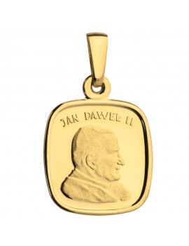 Medalik złoty Jan Paweł II