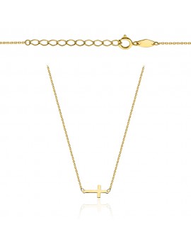 Naszyjnik złoty krzyżyk