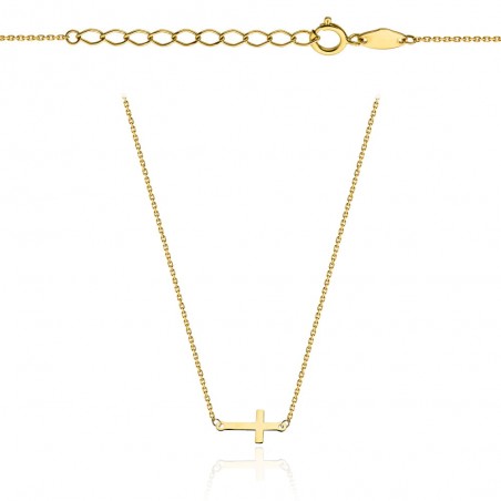Naszyjnik złoty krzyżyk