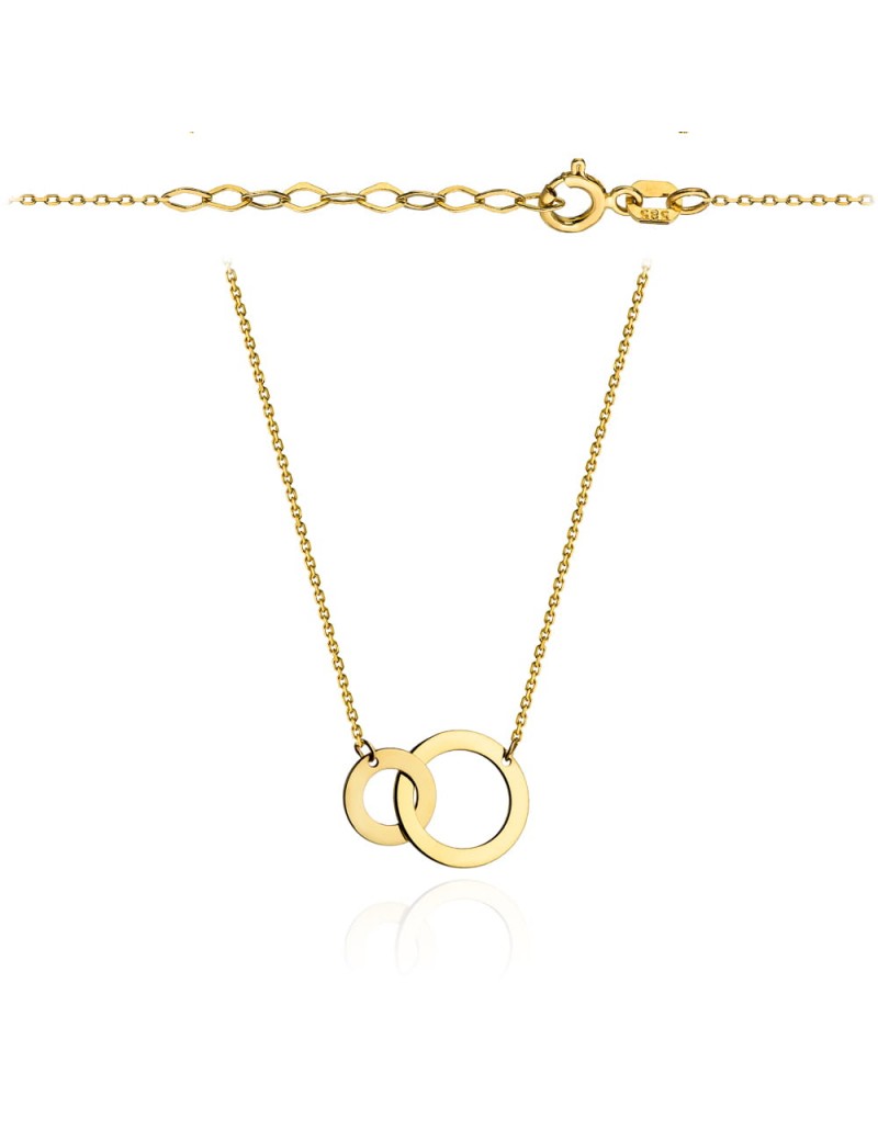 Naszyjnik złoty klanówka super lekka