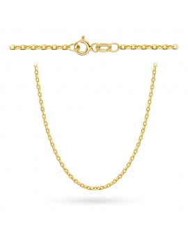 Łańcuszek złoty - splot rolo diamentowany 45 cm pr. 585