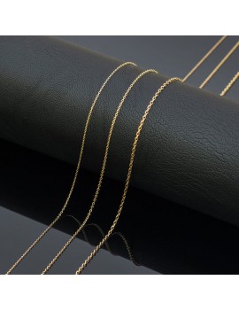 Łańcuszek złoty - splot rolo diamentowany 45 cm pr. 585