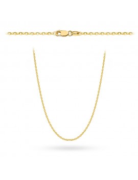 Łańcuszek złoty - splot rolo diamentowany 42 cm pr. 585