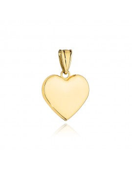 Zawieszka złota gładkie serduszko małe