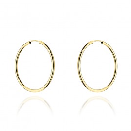 Kolczyki koła super lekkie pr. 585 - 3cm