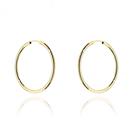 Kolczyki koła super lekkie pr. 585 - 3cm