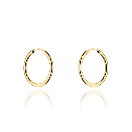 Kolczyki koła super lekkie pr. 585 - 1,8cm