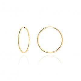 Kolczyki koła super lekkie pr. 585 - 1,8cm