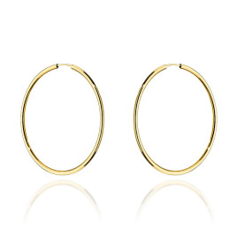 Kolczyki koła super lekkie pr. 585 - 4cm