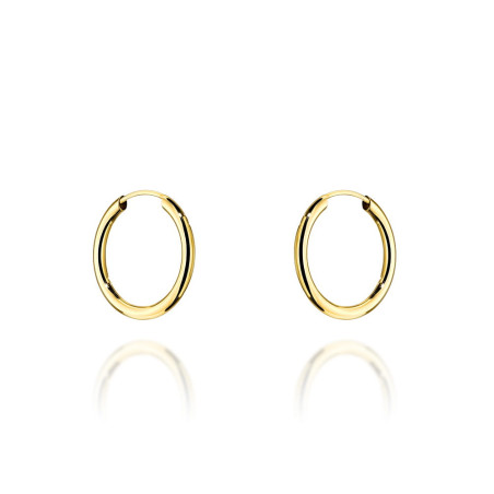 Kolczyki koła super lekkie pr. 585 - 1,5cm