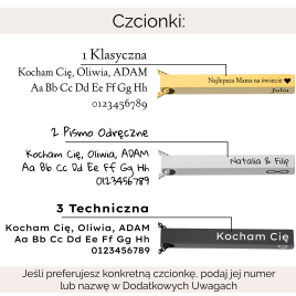 Kioto - Grawerowany Naszyjnik