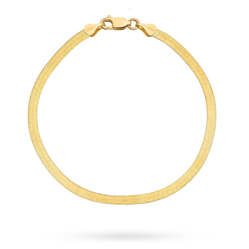 Bransoletka złota taśma