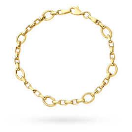 Bransoletka z kółeczkami owalnymi