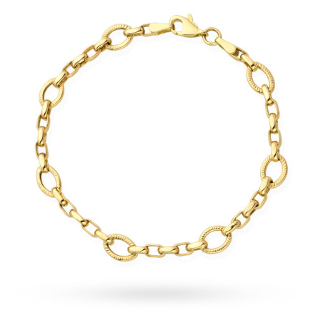 Bransoletka z kółeczkami owalnymi