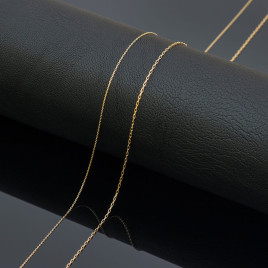 Łańcuszek złoty pr. 585 - splot ankier 60 cm