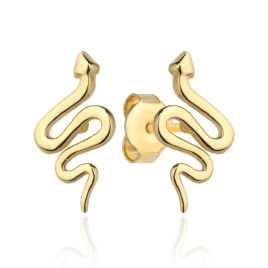 Kolczyki złote węże
