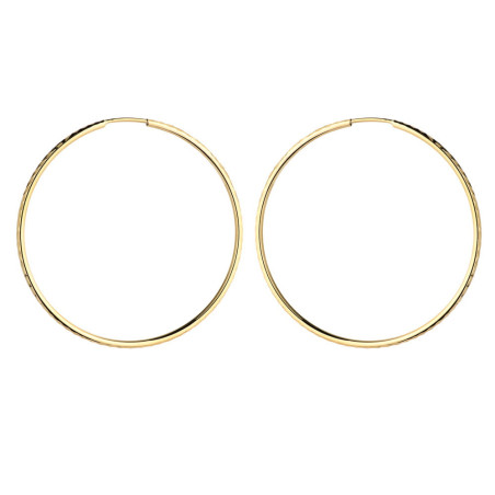 Kolczyki koła diamentowane 3,3 cm