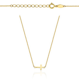 Naszyjnik złoty krzyżyk pr. 375