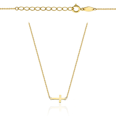 Naszyjnik złoty krzyżyk pr. 375