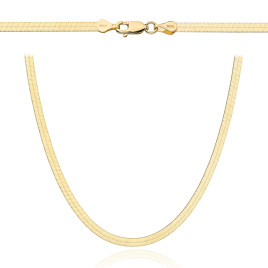 Łańcuch złoty taśma 45cm - 3,5 mm