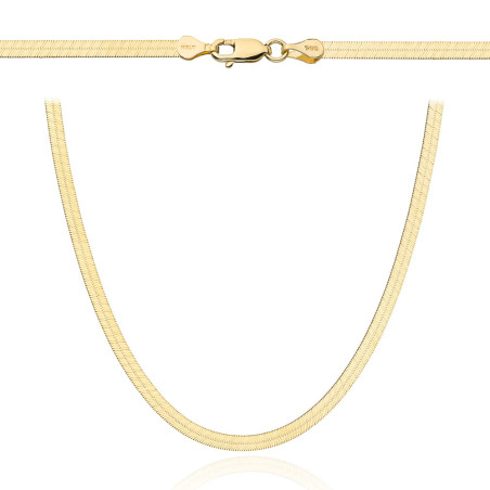 Łańcuch złoty taśma 45cm - 3,5 mm