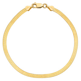 Bransoletka złota taśma - 3,5 mm