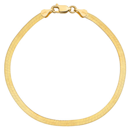 Bransoletka złota taśma - 3,5 mm