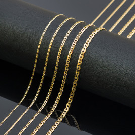 Łańcuszek złoty pr. 375 - splot gucci 45 cm