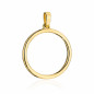 Zawieszka złota gładki ring