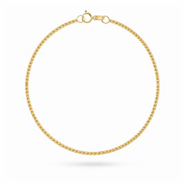 Bransoletka złota splot Lisi Ogon - 1,2 mm