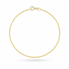 Bransoletka złota - splot rolo na nogę - 1,4 mm
